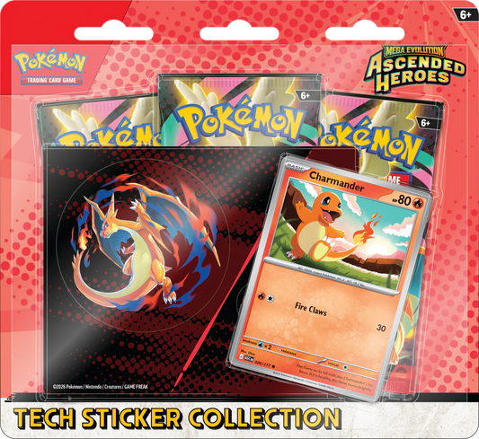 Pokémon Ascended Heroes Tech Stickercollectie – Charmander