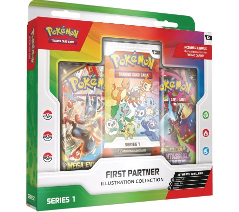 Pokémon First Partner Illustration Collection Series 1