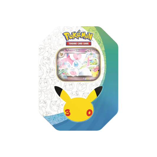 Pokémon 30th Celebration ex Tin (willekeurige art)