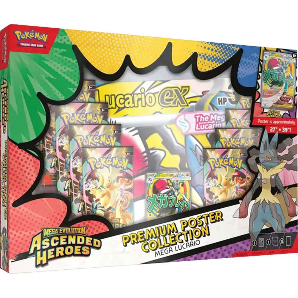 Pokémon Ascended Heroes Lucario Poster Collection